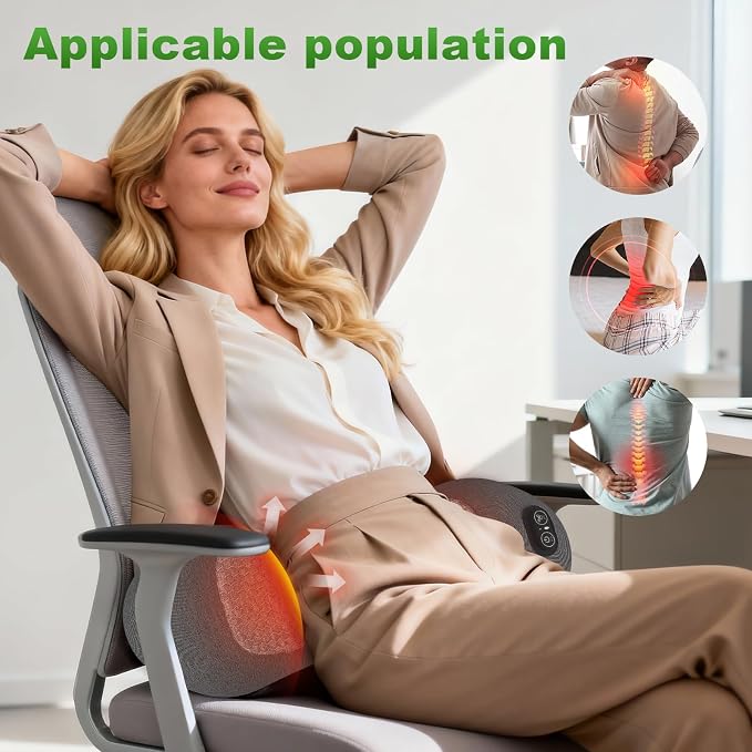 3 in 1 Electric Lumbar Massager Support Pillow - Image 7