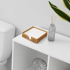 Napkin Holder for Table, Woven Wicker Synthetic Rattan Napkin Holders For Paper - Image 6