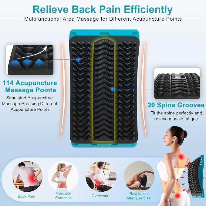 MINOLL Back Stretcher for Lower Back Pain Relief, Back Cracking Device - Image 4