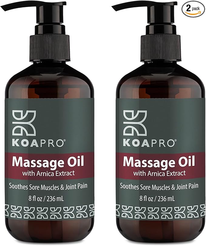 KOAPro Massage Oil for Massage Therapy 2 Pack by KOAPRO
