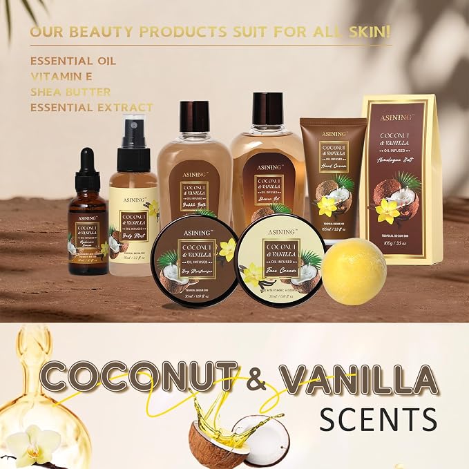 19-Piece Bath and Body Gift Basket Set - Image 4
