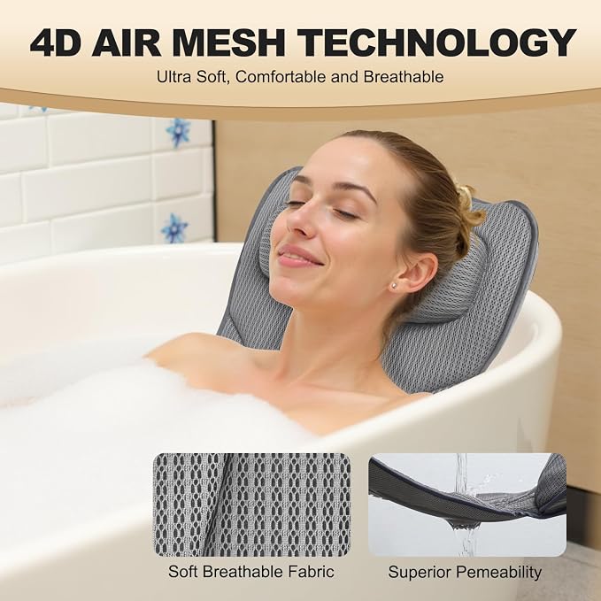 Extra Long Thick Full Body Bath Pillow - Image 2