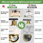 Zarbitta 3-Light Bathroom Light Fixtures, Modern Vanity Light - Image 2