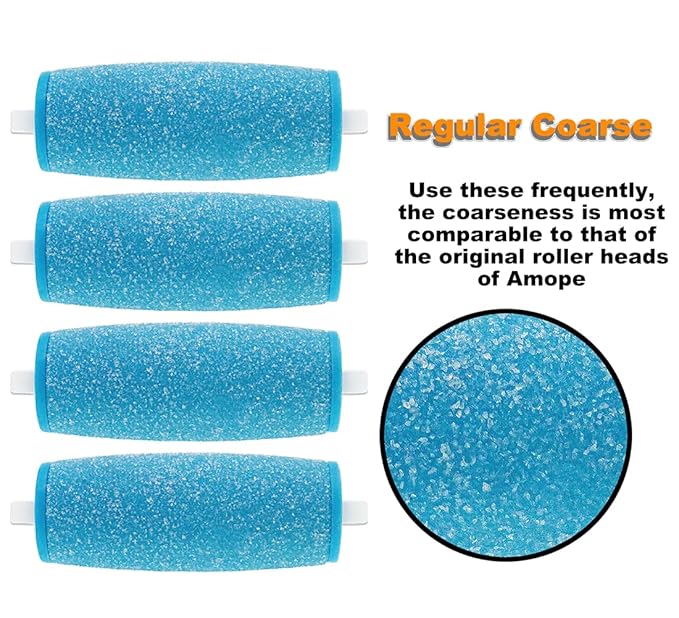 11 Pack Include 7 Extra Coarse & 4 Regular Coarse Replacement Roller Refill - Image 3