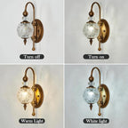 Piepooye Vintage Gold Wall Sconce - Image 8