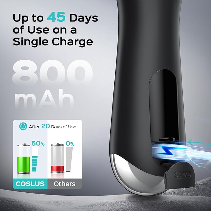 COSLUS FBS03 Face Scrubber Facial Cleansing Brush: 2 in 1 Spin and Vibration - Image 5