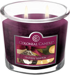 Colonial Candle Holiday Sparkle Scented Jar Candle, 2 Wick, 3.5 oz, Mottled Wax - Image 4