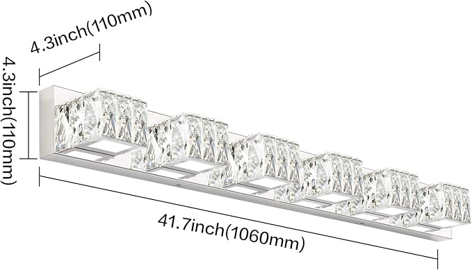 ZUZITO 6-Light Bathroom Vanity Lights - Image 6