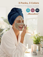 Hicober Microfiber Hair Towel, Hair Turbans - Image 4