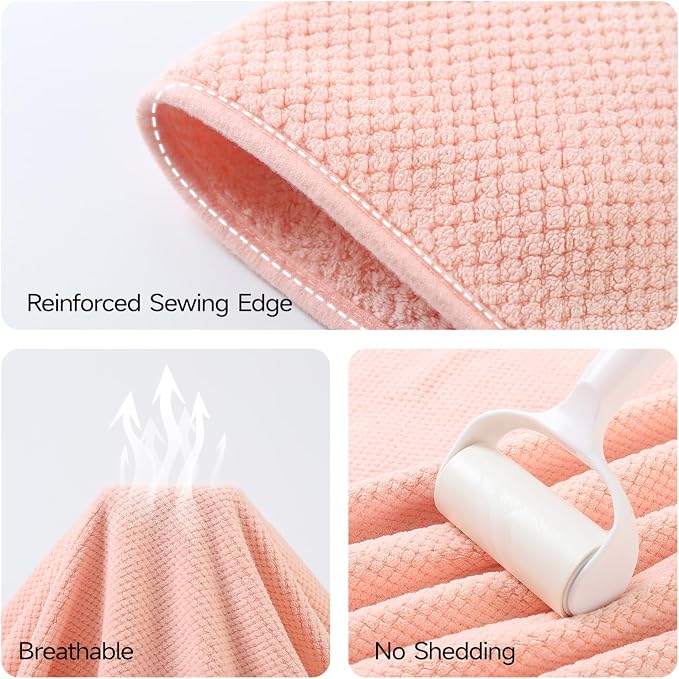 REDKISS Pack of 1 Jumbo Bath Sheet, 40 x 80 Inches Microfiber Oversized Bath - Image 5