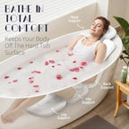 Full Body Bath Pillow for Bathtub, Thick Bathtub Cushion, Luxury Tub Pillow for - Image 3