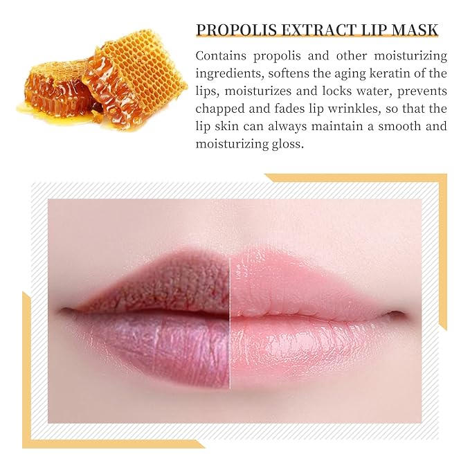 2 PCS Honey Lip Balm Pot, Honey Lip Mask, Hydrate & Moisturizing Skin Care - Image 8