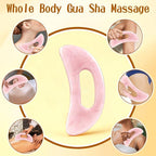 Pjordo Vitamin E Rose Oil & Gua Sha Massage Tools Set, Gua Sha Oil - Image 6