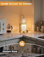 Big Gold Candle Warmer Lamp - Image 4