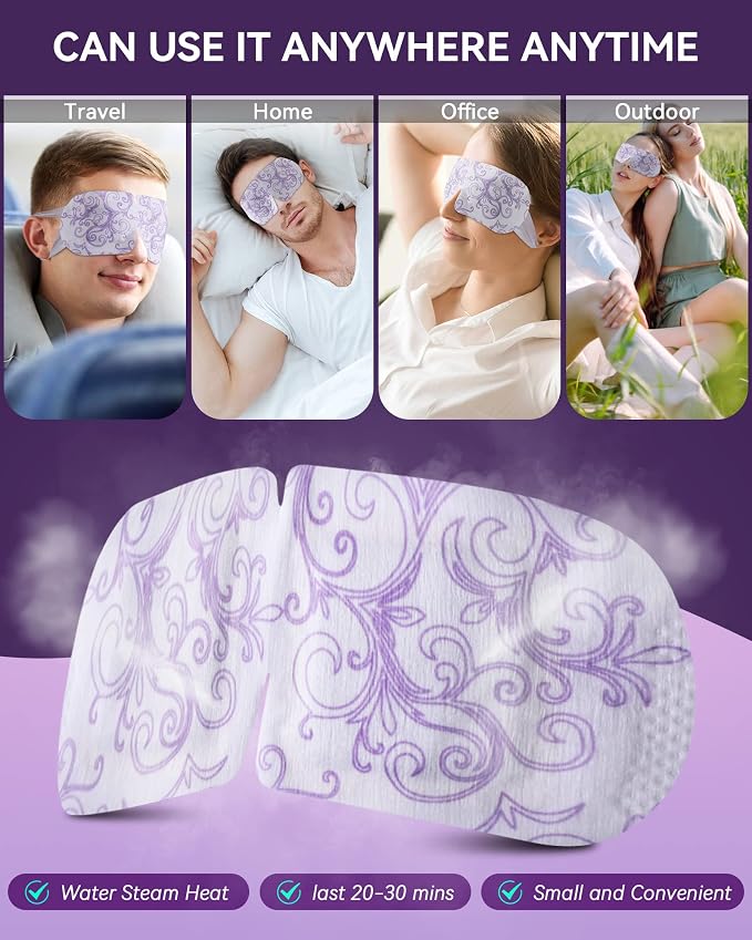30 Packs Lavender Steam Eye Mask - Image 3