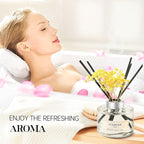 Reed Diffuser Sets Home Fragrance Essential Oil Diffuser Freesia Scent- 7 oz - Image 5