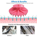 INNERNEED Scalp Massager Shampoo Brush, Wet & Dry Manual Scalp Care Head - Image 3