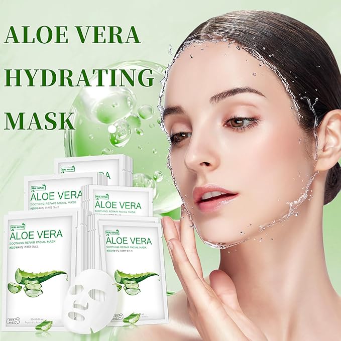 Aloe Vera Face Mask, Hydrating Face Masks Skincare - Image 2