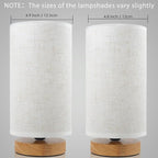 Minimalist Bedside Table Lamps for Bedrooms Set of 2, 3 Color Temperature - Image 9
