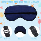 Sintege 4 Pcs Silk Eye Mask for Sleeping Kids Soft Eye Cover - Image 4