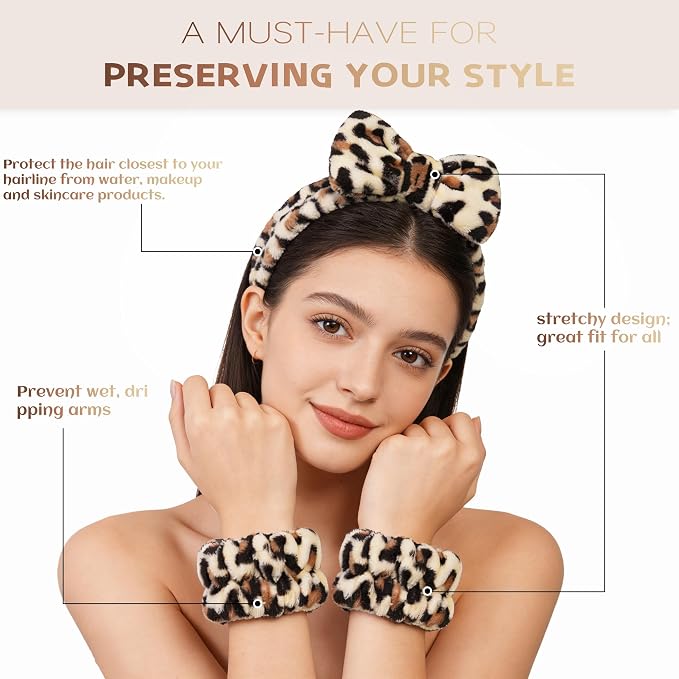 Ayesha Spa Headband and Wristband Set - Image 3