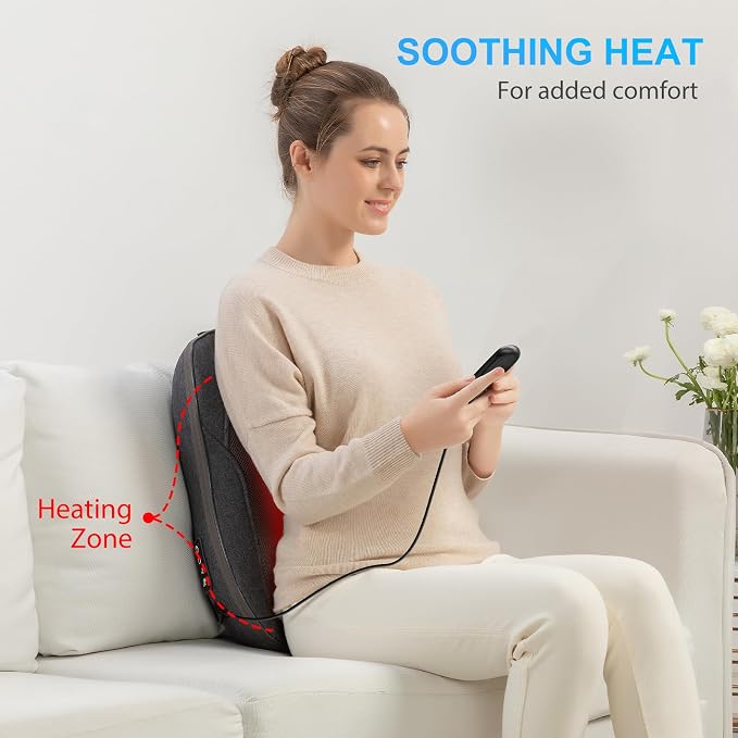 CooCoCo 14"×19" Shiatsu Back Massager - Image 4
