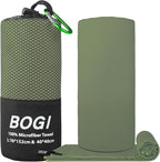 BOGI Microfiber Travel Sports Towel-Quick Dry Travel Towel, Soft Lightweight - Image 2