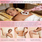 Ceramic Gua Sha Facial Tools Lymphatic Drainage Massager Body Guasha Tool - Image 4