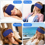 Cotton Sleep Eye Mask for Men, 100% Blocking Light Eye Mask Sleeping for Side - Image 5