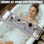 Bathtub Tray Caddy, Expandable Bath Trays - Image 5