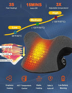 Wireless Heated Neck Stretcher for Pain Relief, Portable Cordless Neck Shoulder - Image 2