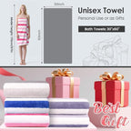 JML Microfiber Bath Towels, 2 Pack, Super Absorbent, Fast Drying, Large Beach - Image 2