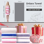 JML Microfiber Bath Towels Set of 4, Large Bathroom Towel - Image 2