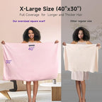 Umisleep Extra Large Microfiber Hair Towel - Image 5
