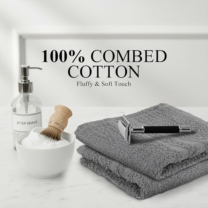 Hand Towels - Pack of 40, 16 x 27 Inches, 100% Cotton, Highly Absorbable - Image 3