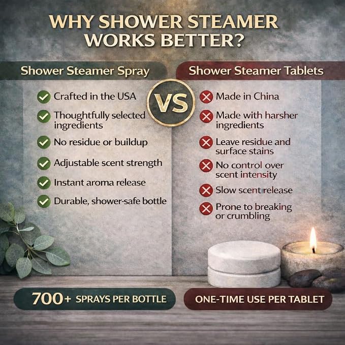 Eucalyptus Shower Spray Aromatherapy — 700+ Sprays, USDA Organic 100% Pure - Image 6