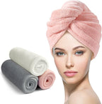 YFONG 3 Pack Microfiber Hair Towel Wrap by YFONG