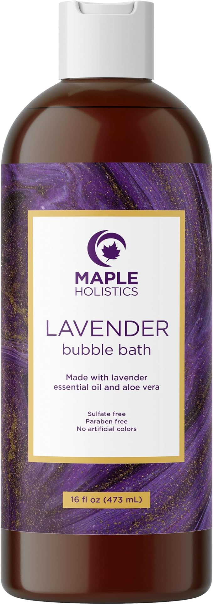 Premium Lavender Bubble Bath for Women by MapleHolistics