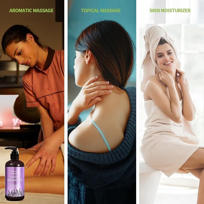 Lavender Massage Oil for Calming, Soothing and Relaxing Muscles Massage Oil for - Image 4