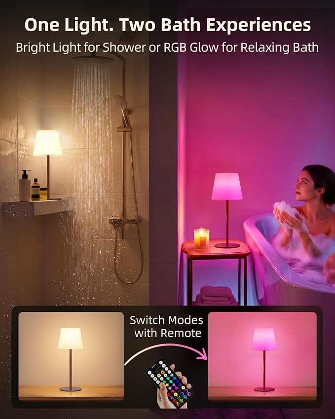 EZVALO Spa-Like Shower Lamp – Waterproof Bathroom Lamp - Image 2