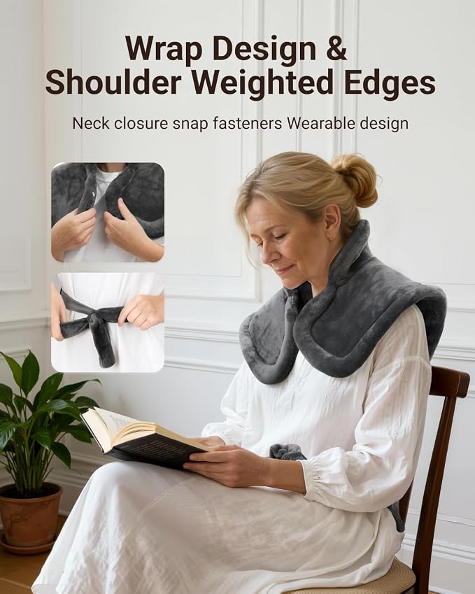 iDOO Electric Heating Pad for Back, FSA Eligible Items, Birthday Mothers Day - Image 4