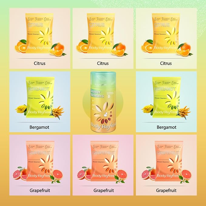 BodyRefresh Shower Steamers Aromatherapy 8 Pack - Image 5