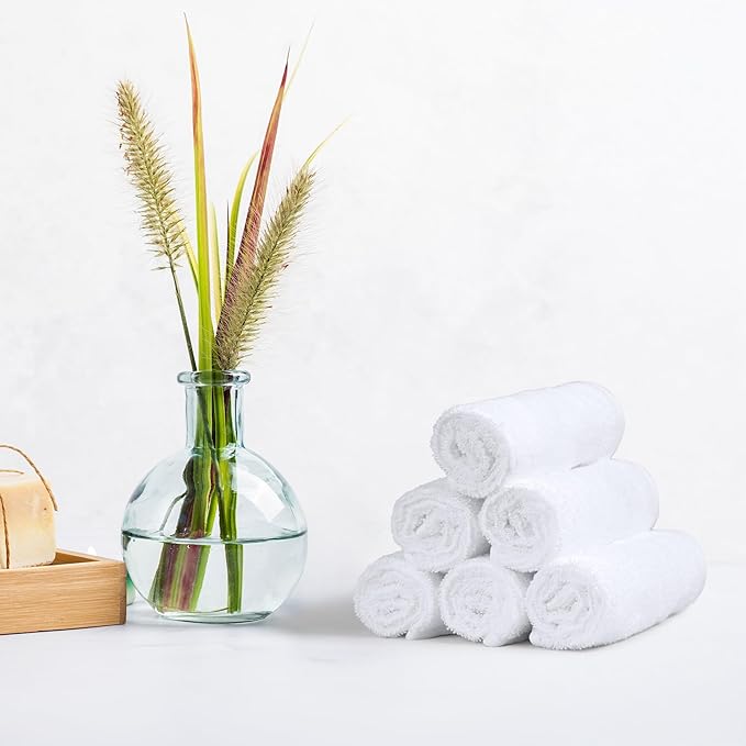 Amazon Basics Highly Absorbent, Soft & Durable 100% Cotton Washcloths - Image 5