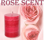 Scented Pillar Candles Long-Lasting Burning No Drip Candles Red 3x4 inch - Image 2