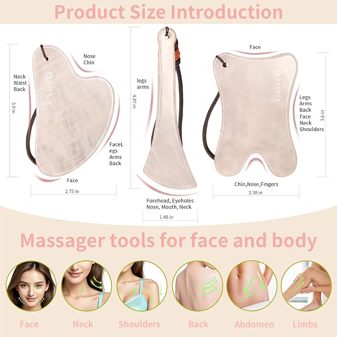 Gua Sha Massage Tools, Guasha Scraping Massage Tools - Image 3