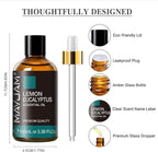Lemon Eucalyptus Essential Oil, MAYJAM 3.38FL.OZ/100ML Large Volume Lemon - Image 7
