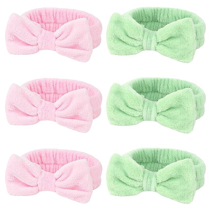 WHAVEL 6 Pack Spa Headbands by Whavel