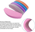 Nail File and Buffer, Buffer Block Nail Files Double Sided 100/180 Grit - Image 4