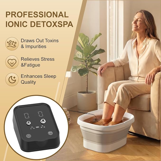 Ionic Foot Bath Detox Machine, Foot Detox Foot Bath Soak Tub - Image 4