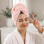 REDKISS 2 Pack Microfiber Hair Towels - Image 4